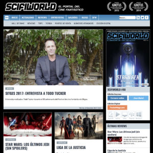 scifiworld diseño web